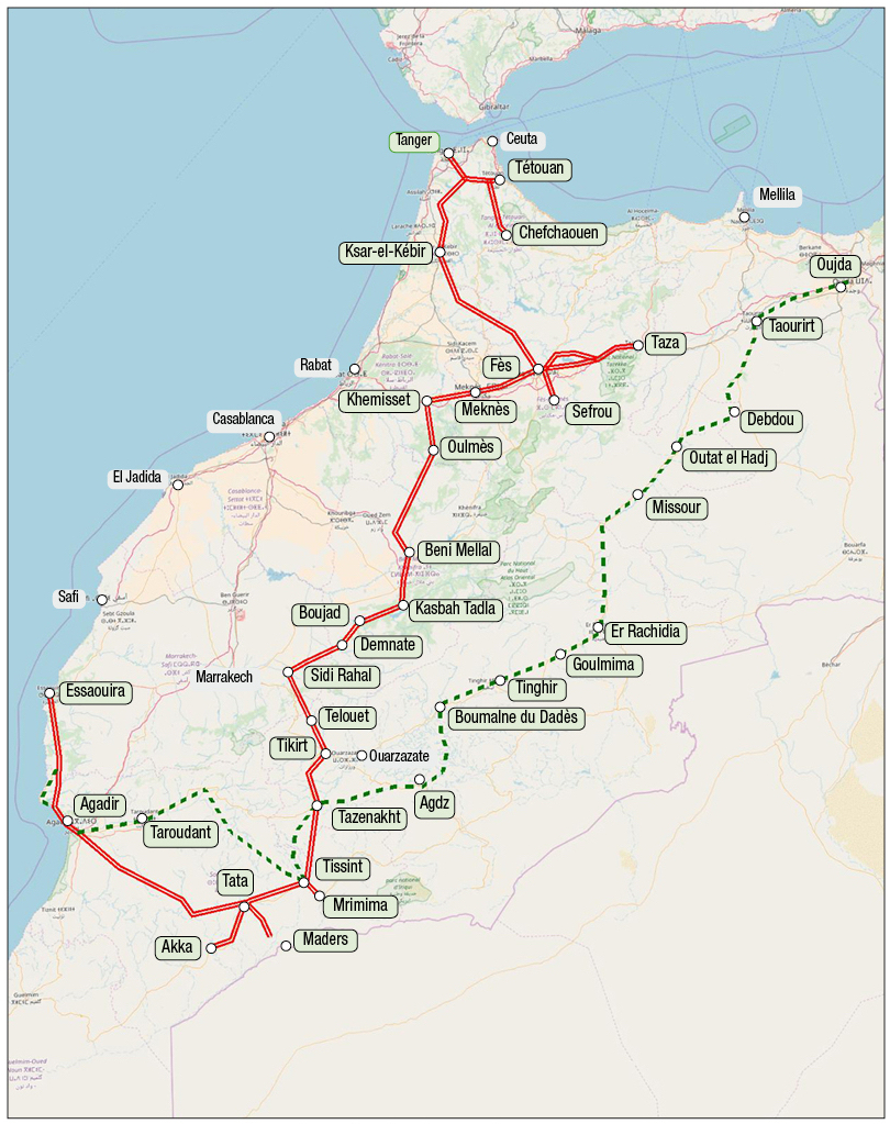 carte itinéraire charles de foucauld