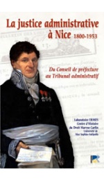 LA JUSTICE ADMINISTRATIVE À NICE 1800-1953